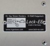 LOCK-EE, der abschliessbare Steckdosenkasten CEE 400V/16A IP44 ROT