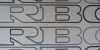Satz Aufkleber TURBO2 in SCHWARZ für Renault 5 TURBO2